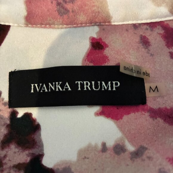 IVANKA TRUMP – Long Sleeve Colorful Blouse, Size M, RN# 54163 - Picture 2 of 12